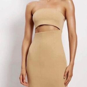 Meshki Diana cut out midi dress